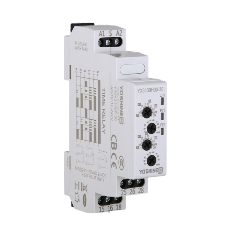 单触发延时接通时间继电器